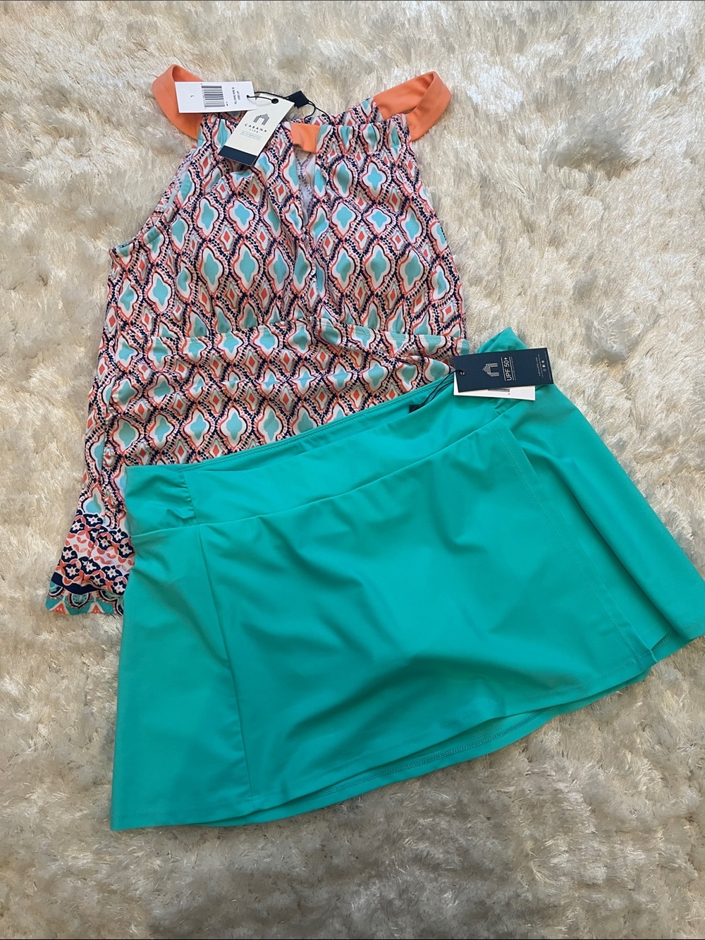 Cabana Life Tankini Two Piece Swimsuit
